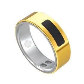 Smart Ring Health Tracker Fitness Ring Heart Rate Blood Oxygen Sleep Monitor Smart Ring For Men Women (Option: Gold-06)